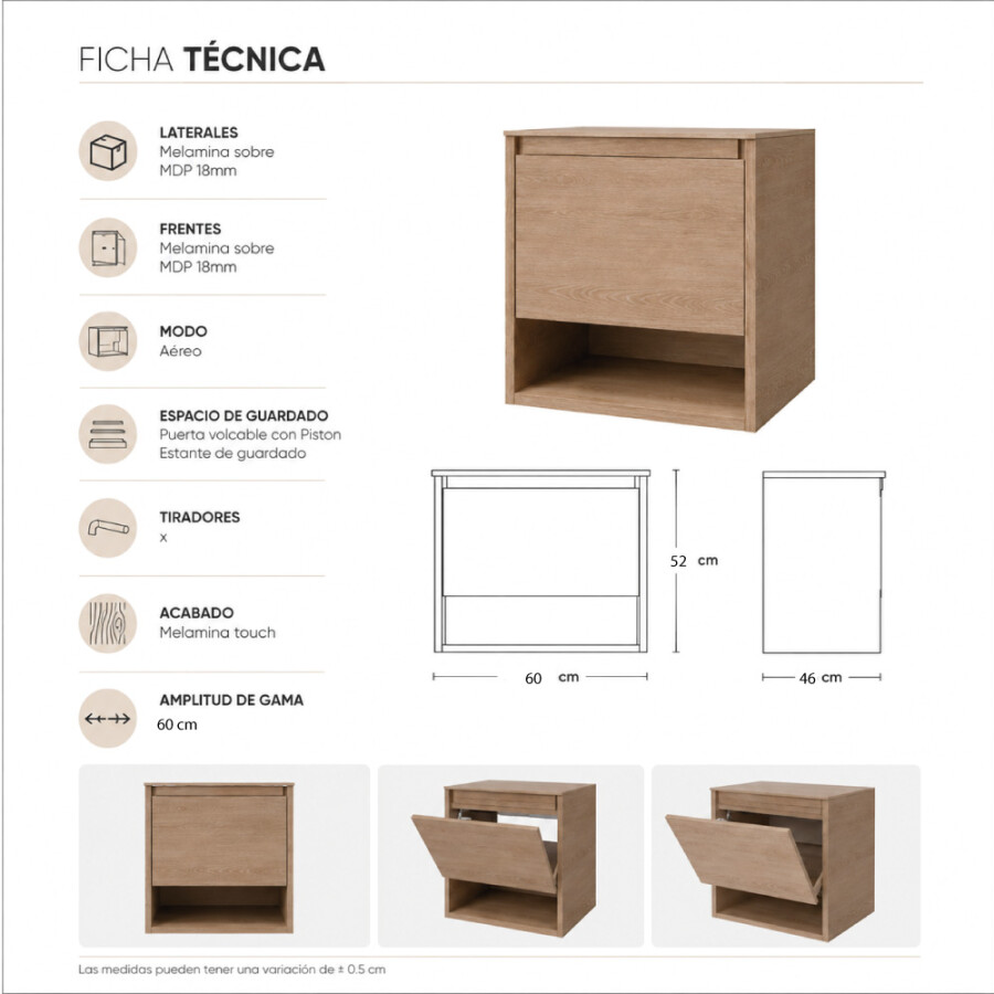 Mueble Tango 60 Ambar Aéreo Mueble Tango 60 Ambar Aéreo
