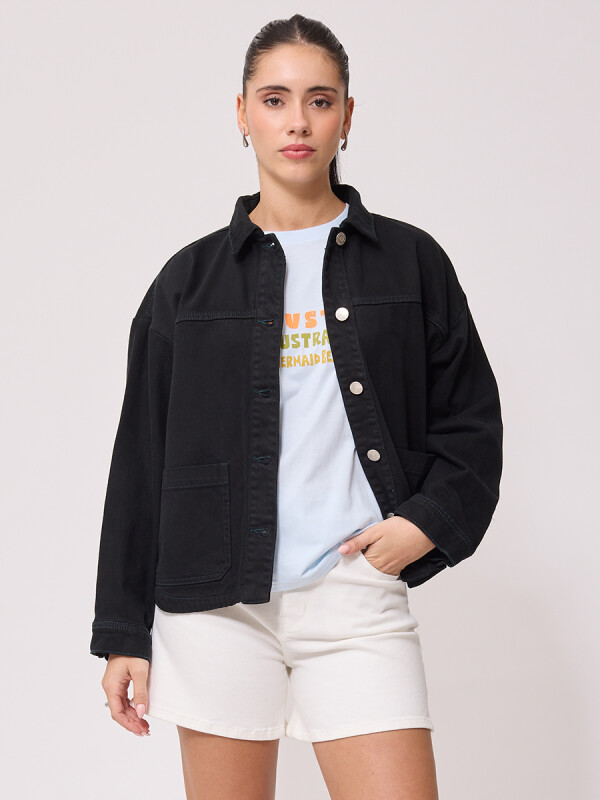 CAMPERA LARAK RUSTY Negro