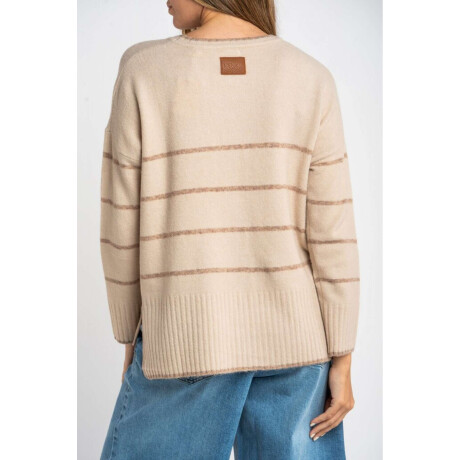 Sweater Rayado Mocha