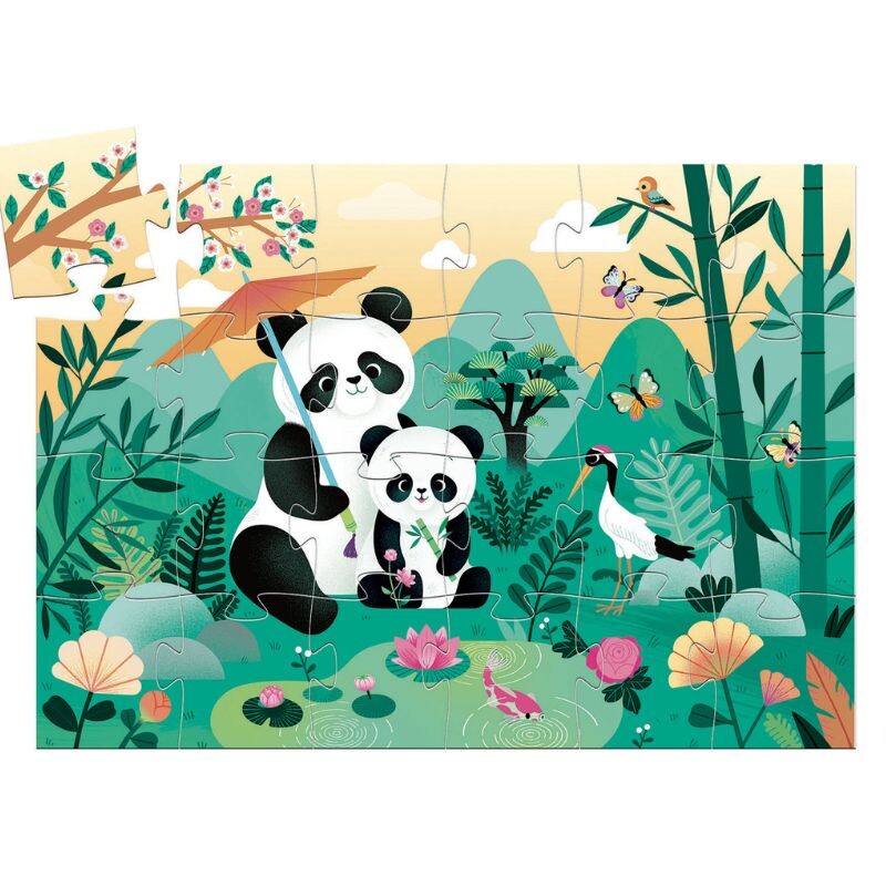 Puzzle Siluetas 42x30cm 24 Pcs 3+ Leo the Panda