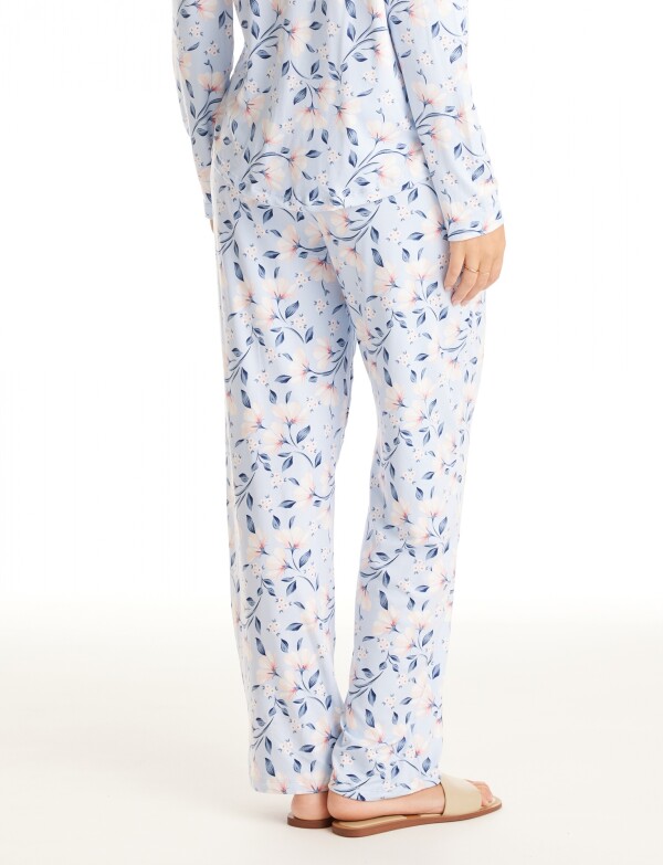 Pijama Con Pantalon CELESTE/MULTI