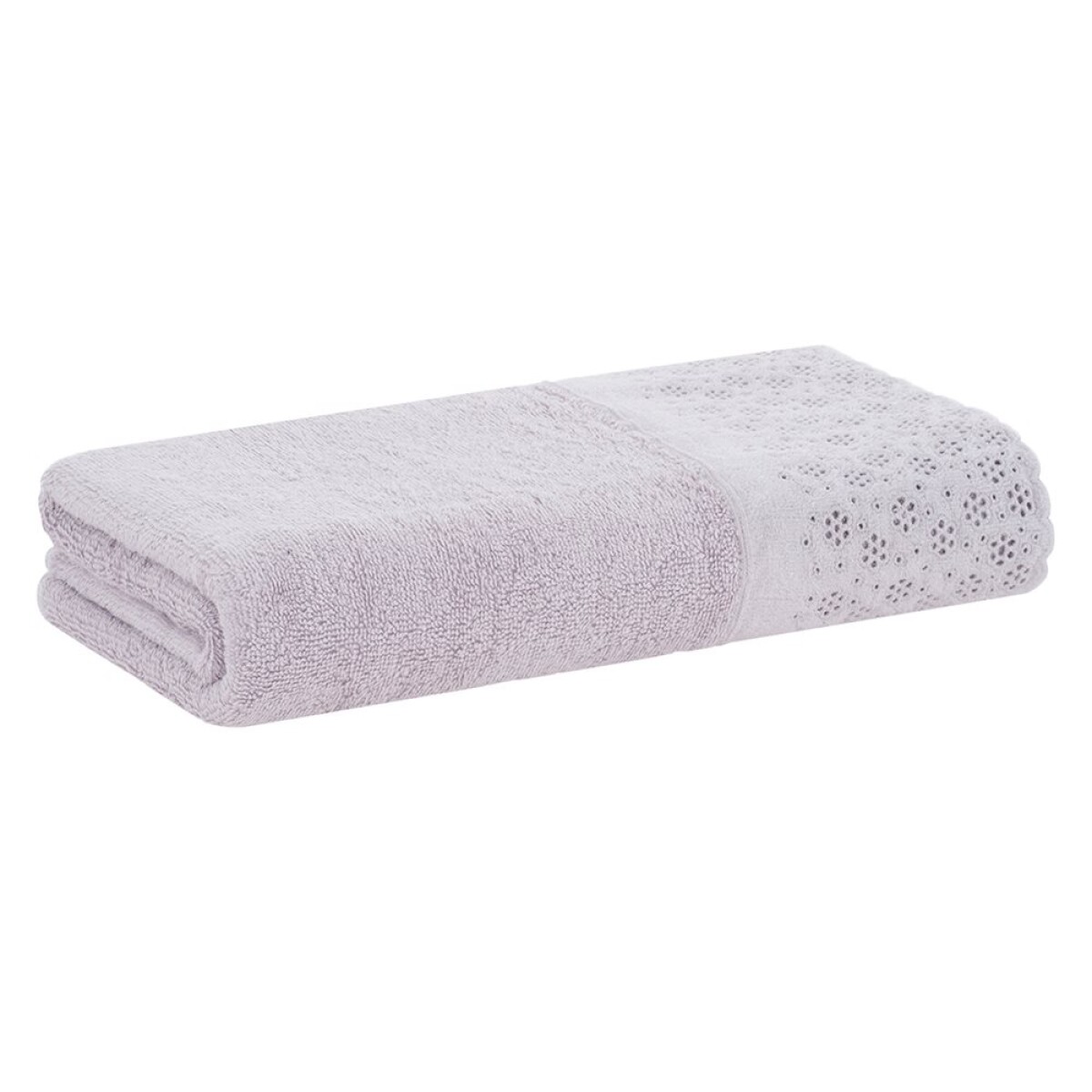 TOALLA BAÑO APLIQUE LOVELY BUDDEMEYER - 500G LILA 70X140 