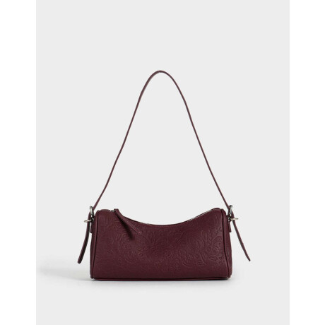 Bandolera Suede Chocolate Violeta Uva
