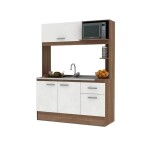 KIT DE COCINA - INTEGRADA GRANDE CARVALHO BLANCO