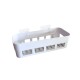 Estante Baño Ducha Plastico Organizador Adhesivo Ducha Blanco Estante Baño Ducha Plastico Organizador Adhesivo Ducha Blanco