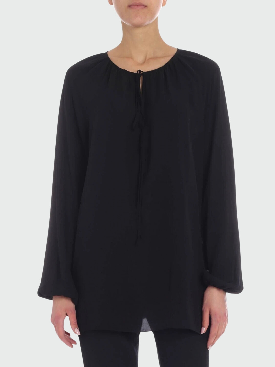 Blusa de seda manga larga, Theory Celeste
