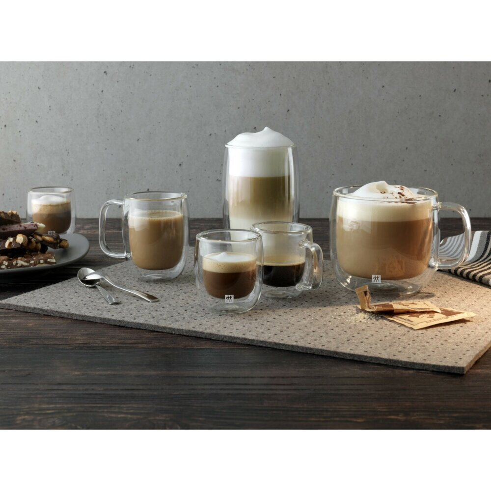 ZWILLING SORRENTO PLUS TAZA DOBLE FONDO CAPPUCCINO 450 ML X2 ZWILLING SORRENTO PLUS TAZA DOBLE FONDO CAPPUCCINO 450 ML X2