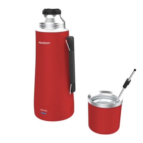 Termo Eléctrico Peabody PE-ET1000 Rojo