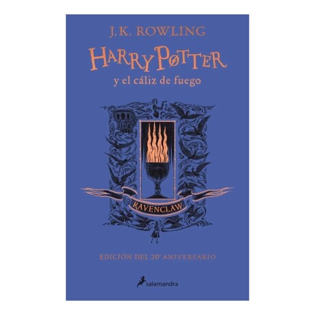 Libro Harry Potter y el Cáliz de Fuego J. K. Rowling RAVENCLAW