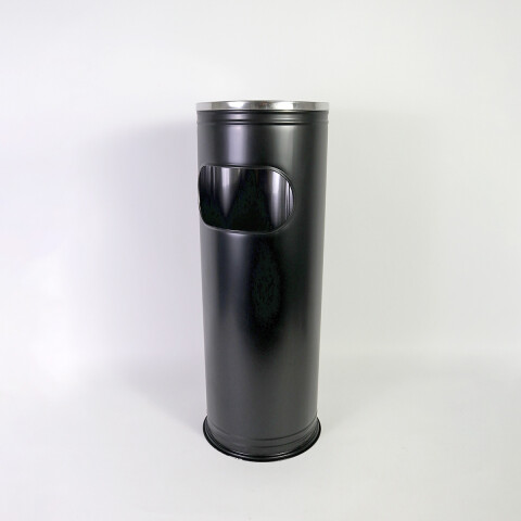 BASURERO INOX NEGRO PEQ Unica