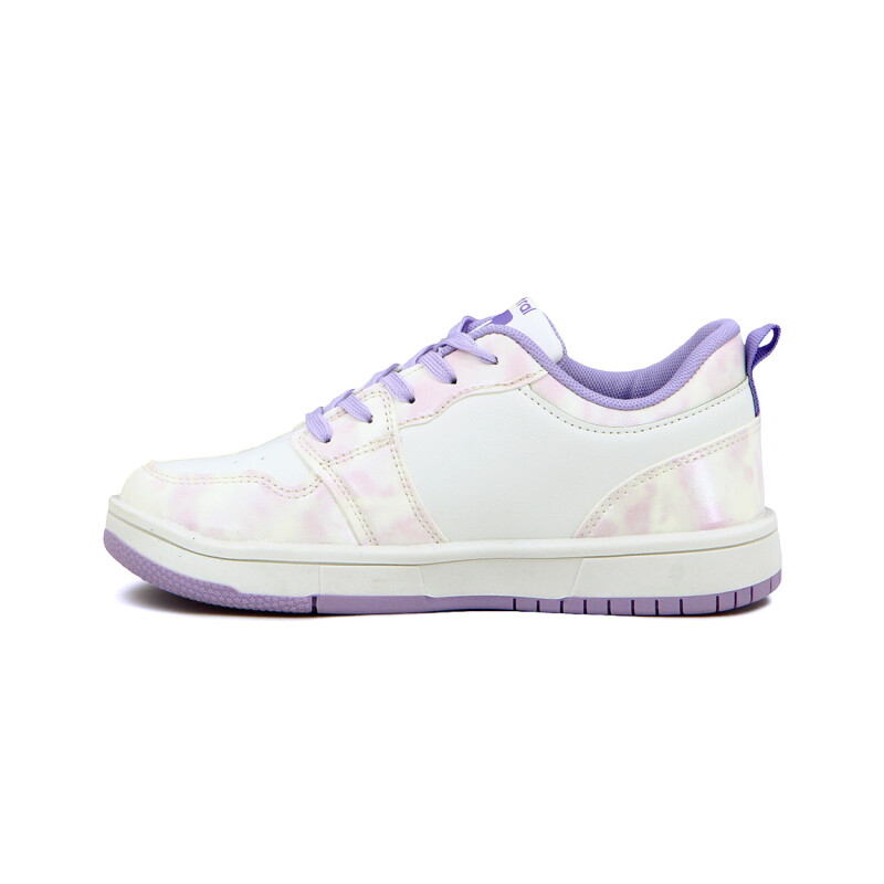 Austral Calzado Deportivo Galactic Acordonado Con Velcro Blanco-purpura