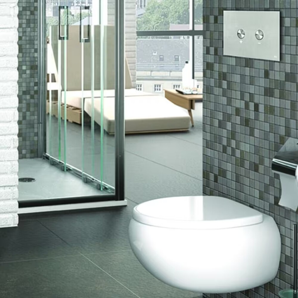 Placa pulsador Blink Inox cepillado OLI Placa Pulsador Blink Inox Cepillado Oli