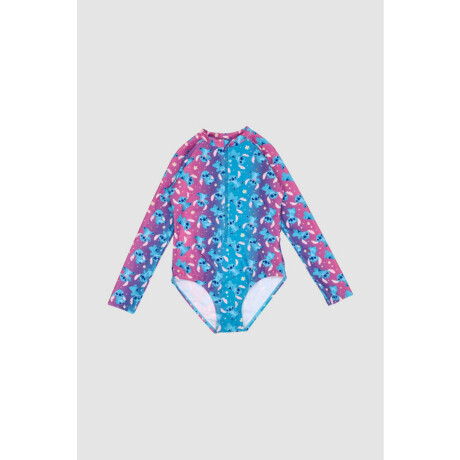 Malla manga larga stitch cute Lila