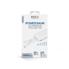 Power bank 10.000 mAh 4 Tips color blanco Power Bank 10.000 Mah 4 Tips Color Blanco