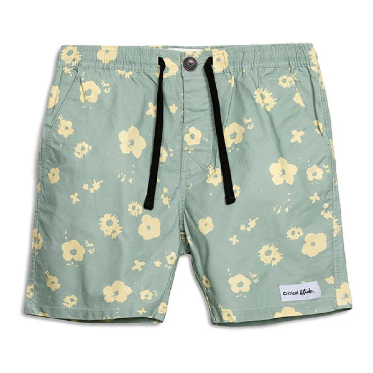 Boardshort Critical Slide Splatter 17" - Verde 