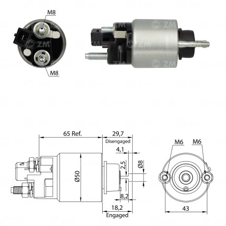 AUTOMATICO DE ARRANQUE BMW SERIE 1 SERIE 3 SERIE 5 2003- X1 X3 X5 DENSO ZM AUTOMATICO DE ARRANQUE BMW SERIE 1 SERIE 3 SERIE 5 2003- X1 X3 X5 DENSO ZM