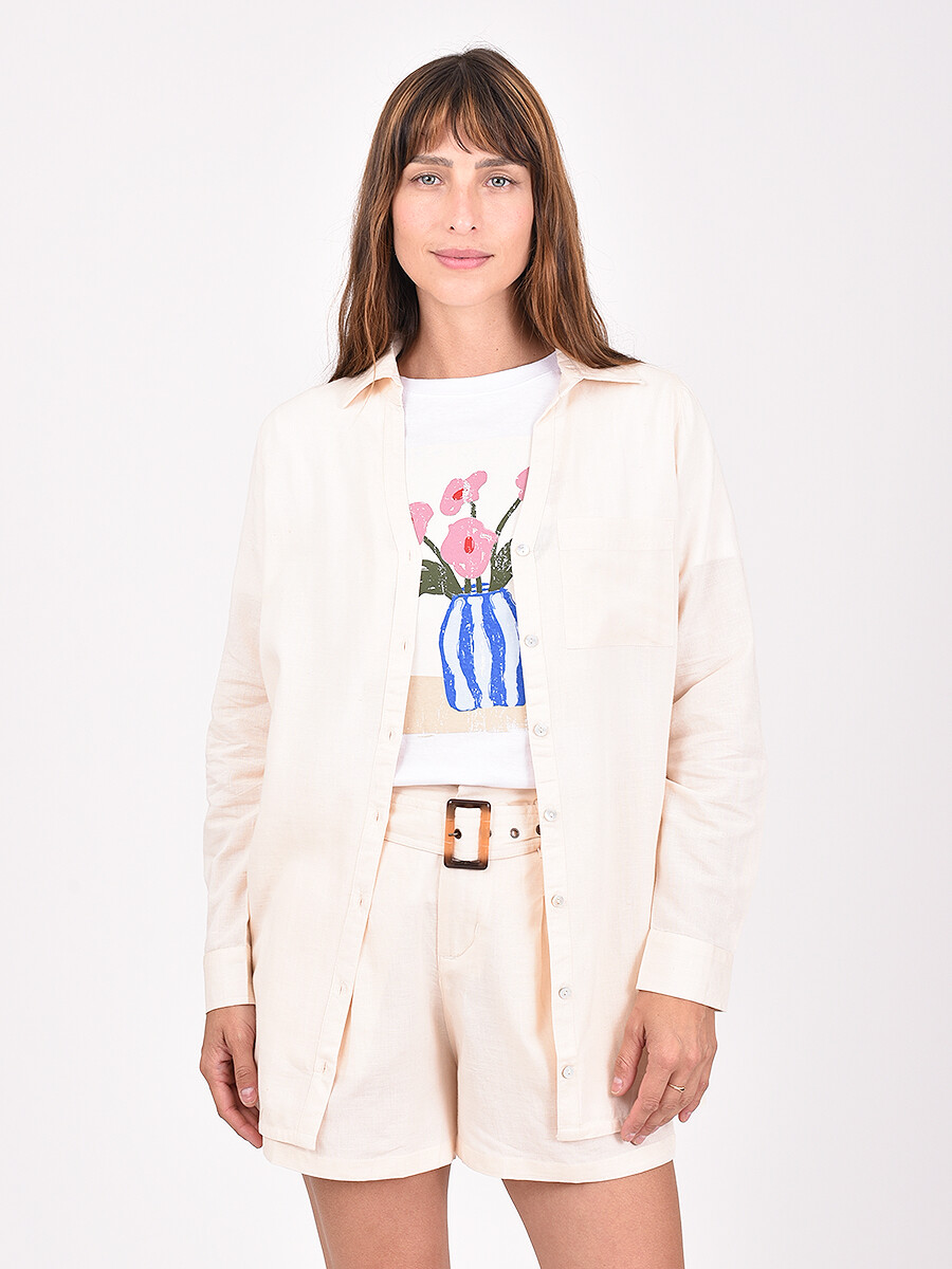 CAMISA CAIRO - CRUDO 