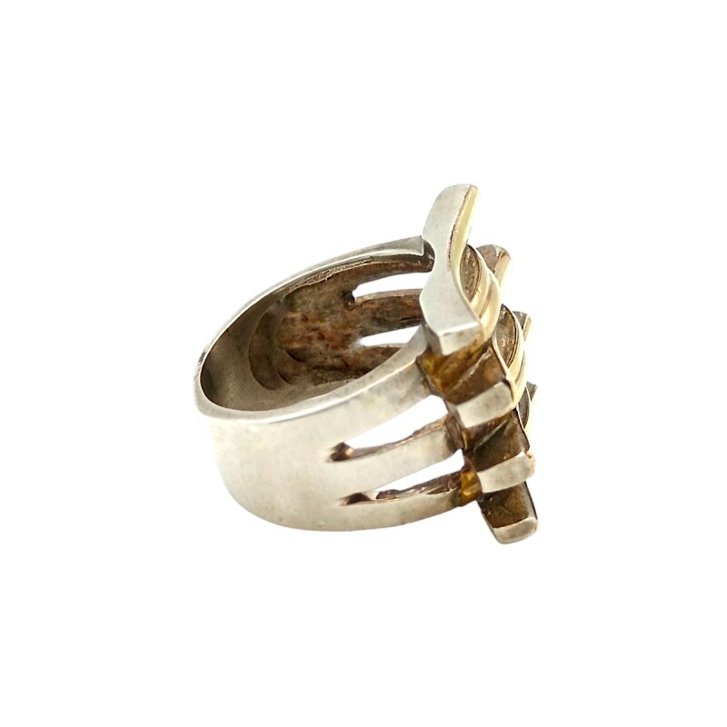 Anillo Varios-Plata y Oro-Sin Piedra-AN5038 sinpiedra