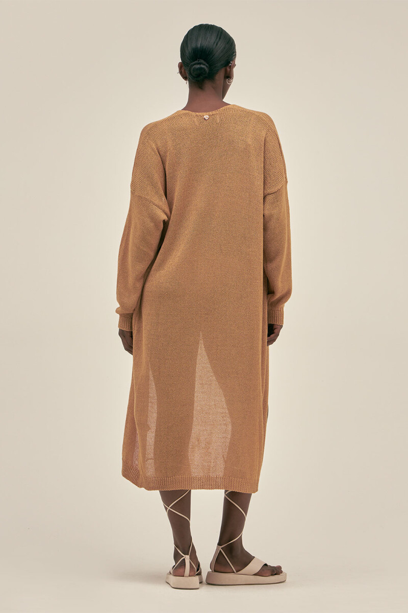 LU CARDIGAN Camel