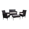 Living Exterior Rattan Sintético y Acero NEGRO APOLO Living Exterior Rattan Sintético y Acero NEGRO APOLO