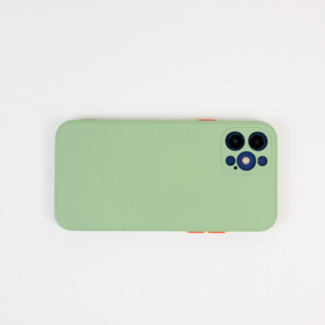 Estuche Funda De Silicona Para Iphone 12 Pro Verde Claro