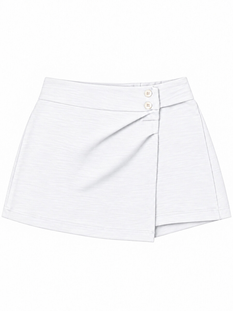 FALDA NIARI MINI - BLANCO. 