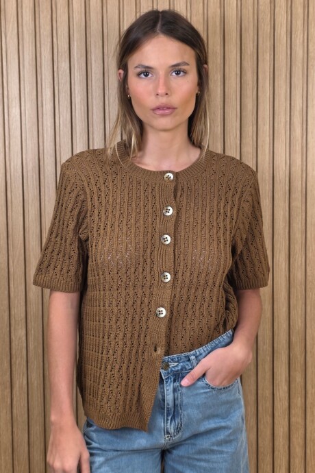 Cardigan Mora Ocre