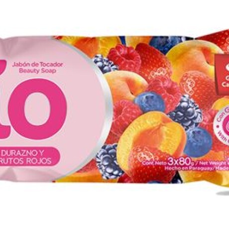 JABON DE TOCADOR IO 3 UNIDADES DURAZNO Y FRUTILLA JABON DE TOCADOR IO 3 UNIDADES DURAZNO Y FRUTILLA