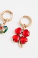 Aro Clover Glass Rojo