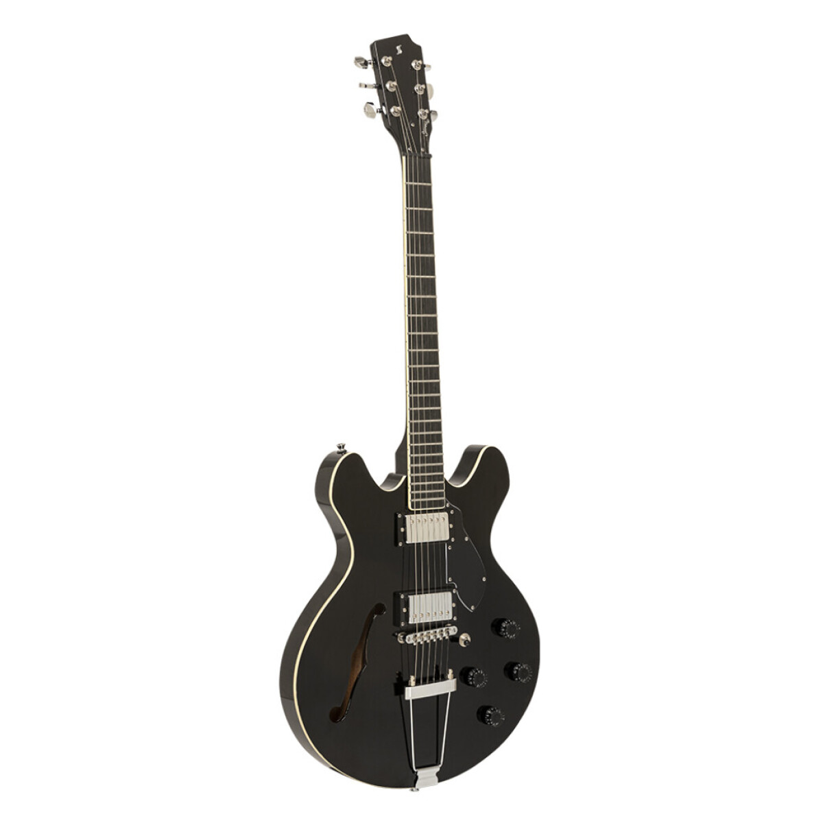 Guitarra eléctrica Stagg533BK tipo 335 negra 