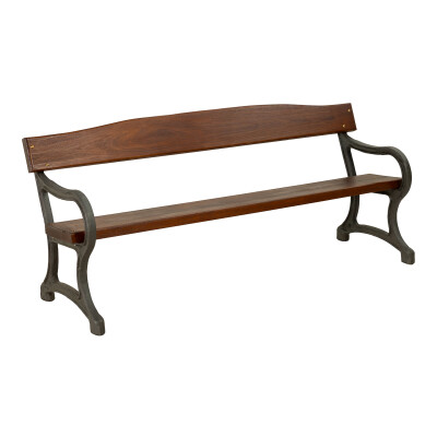 Banco De Plaza Fundición Y Madera Banco De Plaza Fundición Y Madera