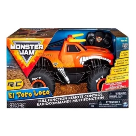Auto a Control Remoto Monster Jam el Toro Loco TORO-LOCO