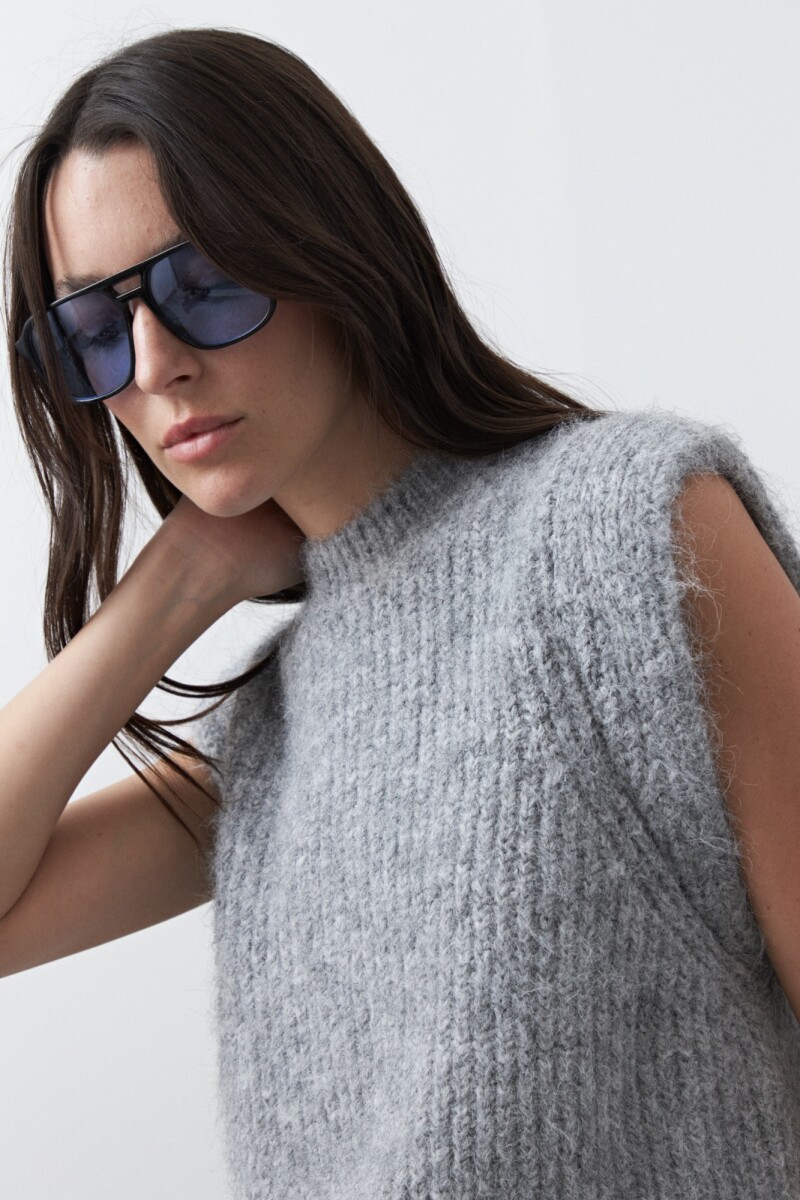 CHALECO BORJA Gris Melange