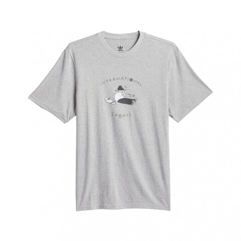 REMERA adidas HENRY JONES STRETCH Medium Grey Heather