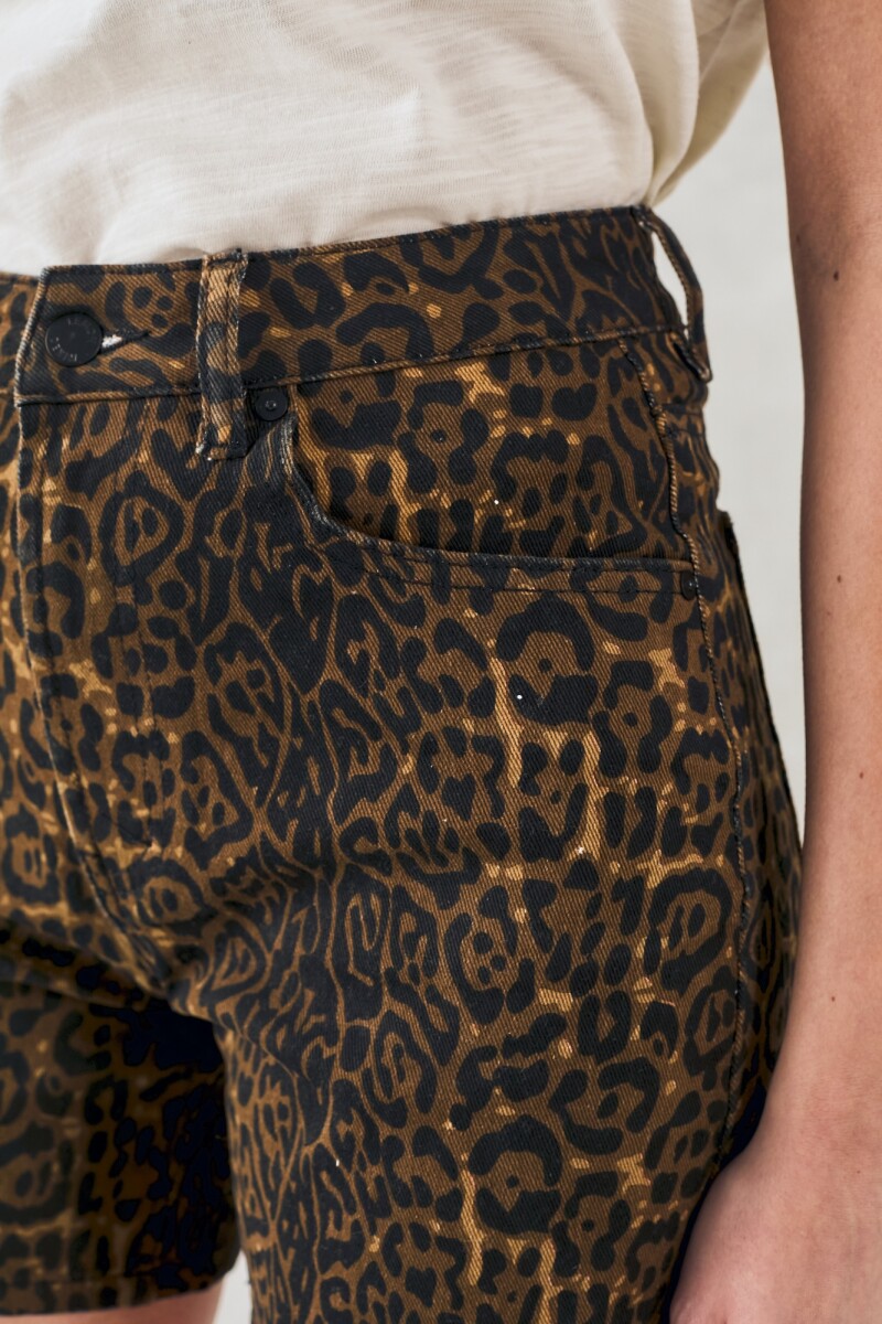 Short Animal Print Multi
