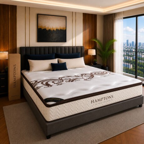 Colchon de resortes Super King Hamptons Palladium Colchon de resortes Super King Hamptons Palladium