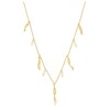 Cadena Indriya-Plata rodinada micra oro 18k-Perlas barrocas-CD2013 - Adulto - Conpiedra
