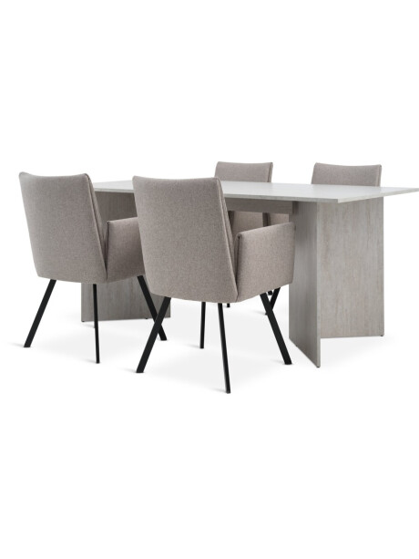 Mesa de comedor KRONDAL 90x180 travertino Mesa de comedor KRONDAL 90x180 travertino