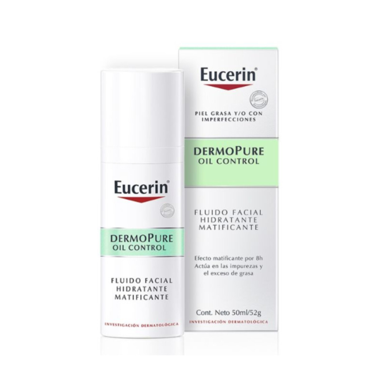 Fluido Facial Hidratante Matificante DermoPure Oil Control 50 ml - Eucerin 