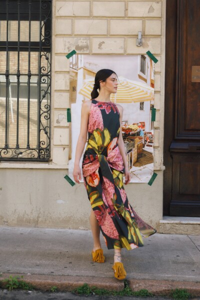 VESTIDO MANGO PRINT Multifruit