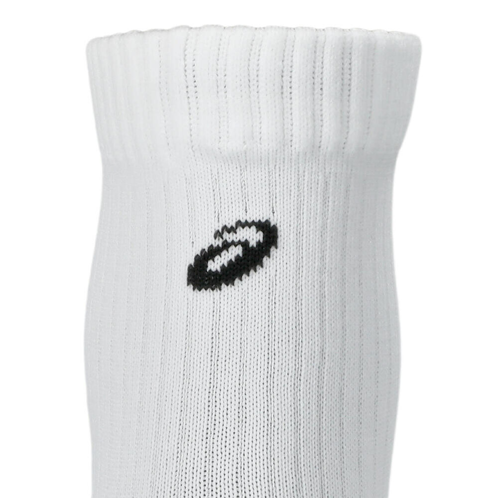 Medias Running Practice Quarter 3P Unisex Brilliant White