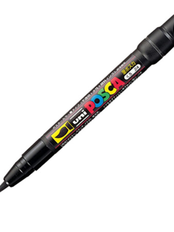 PINCEL UNI POSCA NEGRO N/A