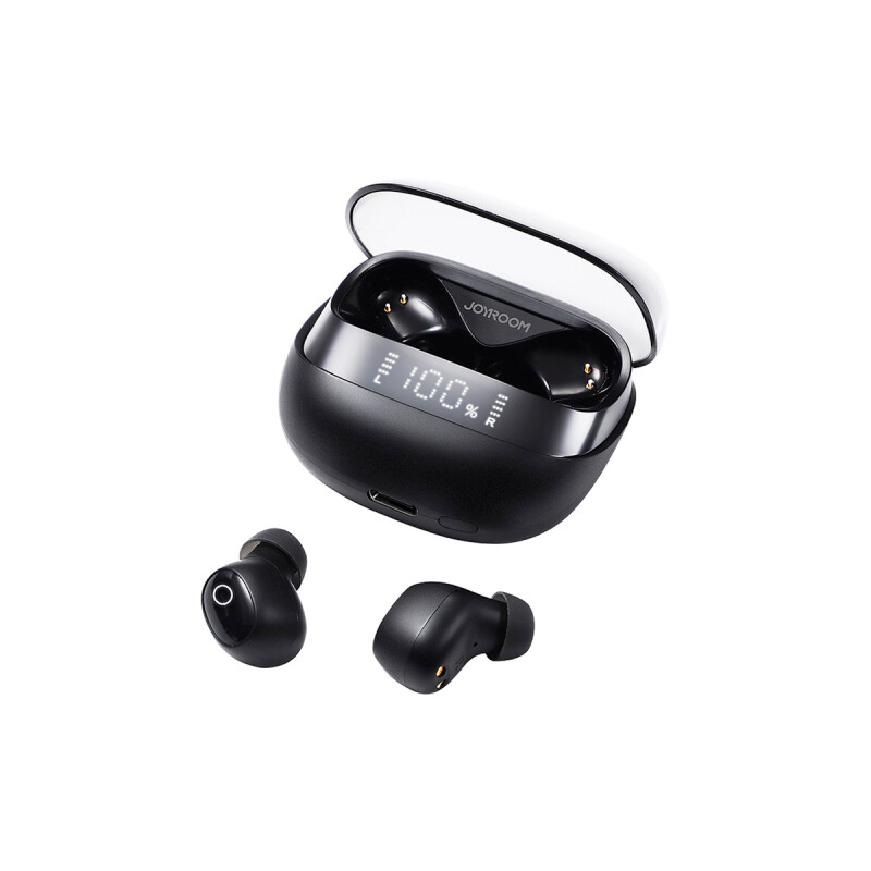 Auriculares inalámbricos Joyroom Jdots Series color negro Auriculares Inalámbricos Joyroom Jdots Series Color Negro