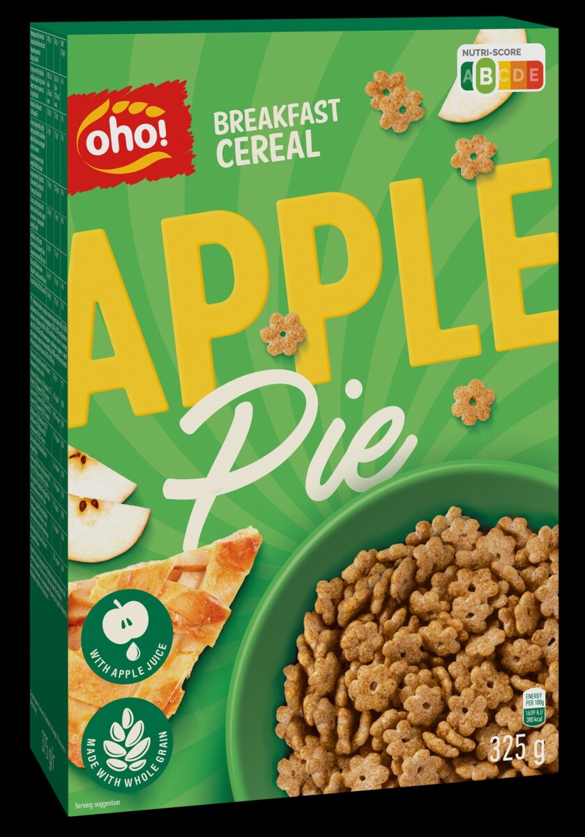 Cereales breakfast apple pie Oho 