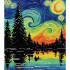 KIT DIAMANTE 5D Varios Diseños Diamant Art Atrix ® Variante Diseño Colores Van Gogh