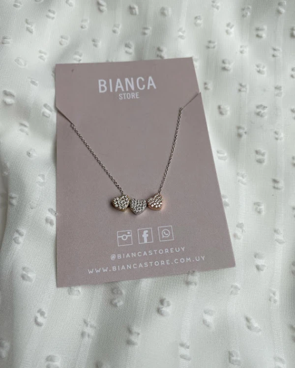 Collares corazones plata 925 Collares corazones plata 925