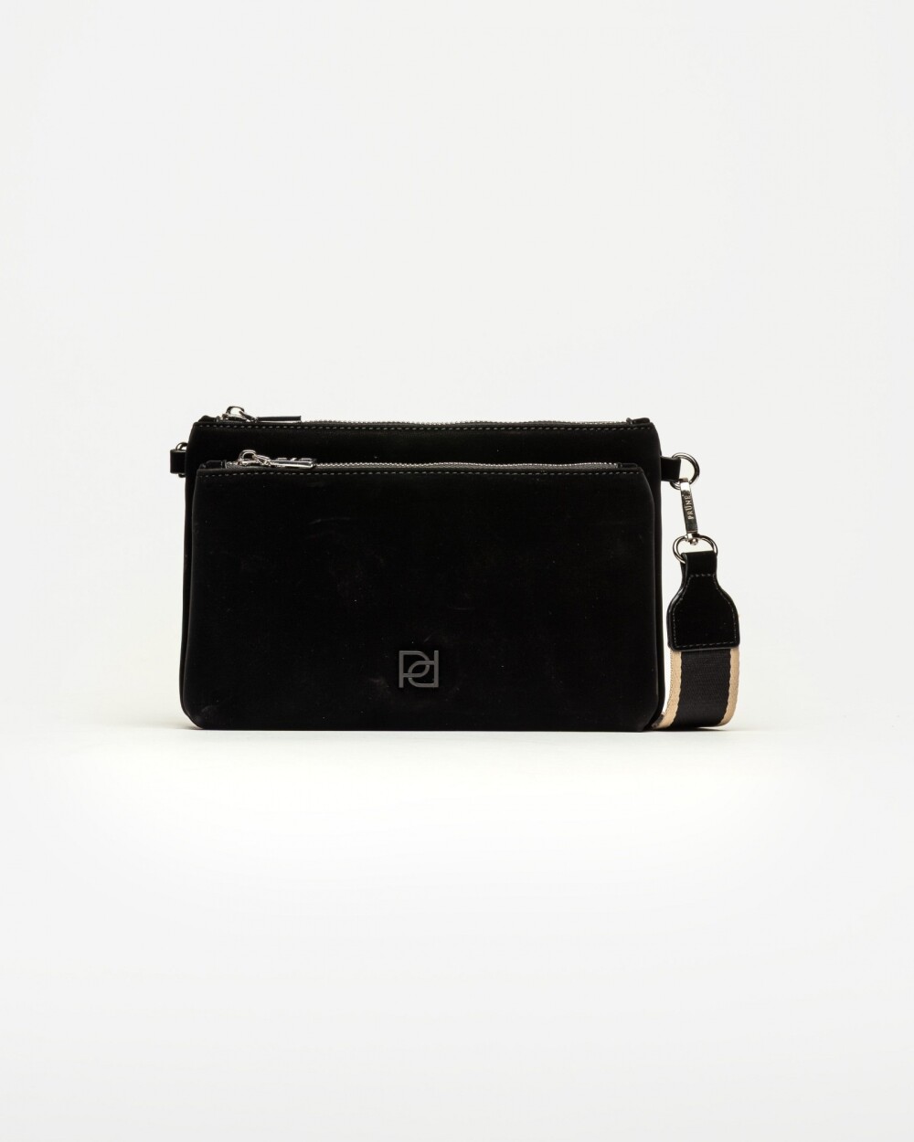 Bandolera Lily en gomato Negro