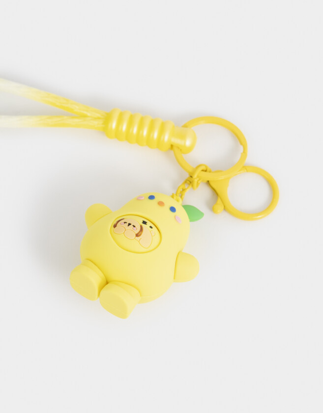 Llavero Lúdico Llavero Y Charm De Frutita - Amarillo Medio