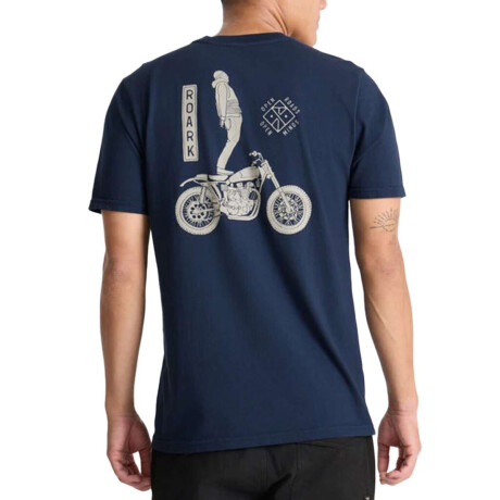 Remera Roark Ghostrider Azul