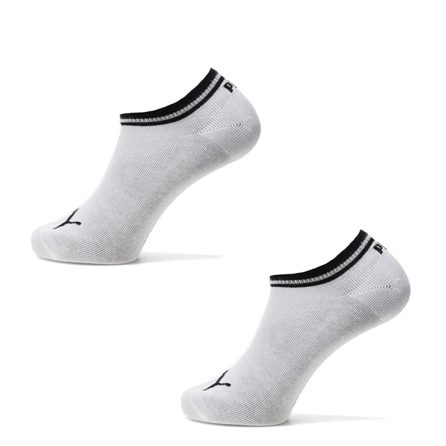 Medias Unisex Puma Herit.Sneaker 2 Pares Blanco - Negro